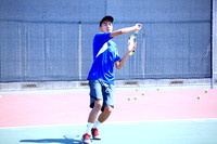CCHS Boys Tennis - Saturday, April 11, 2015 - Yamato Hayashi - Practice at Culver City High